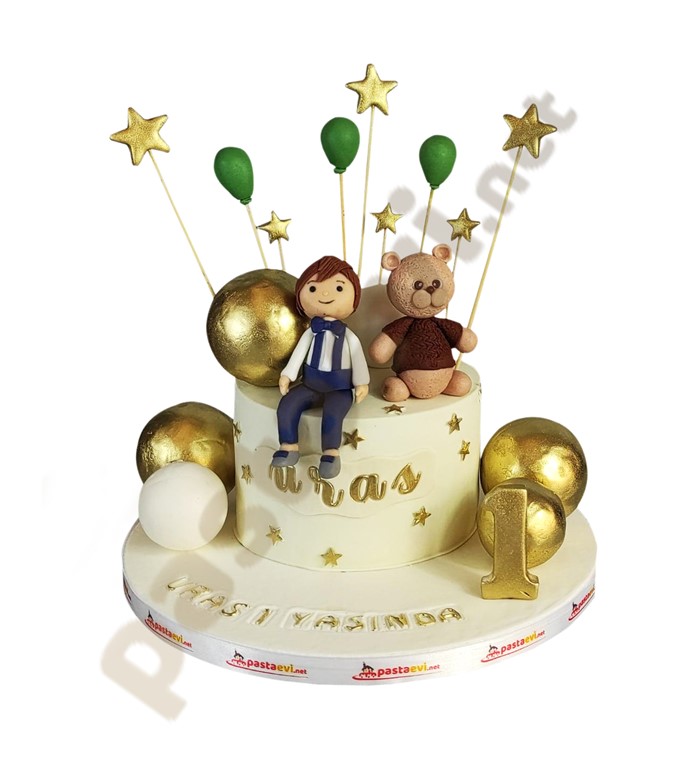 ayıcıklı pasta, figürlü pasta, bebek pastası, cake designm